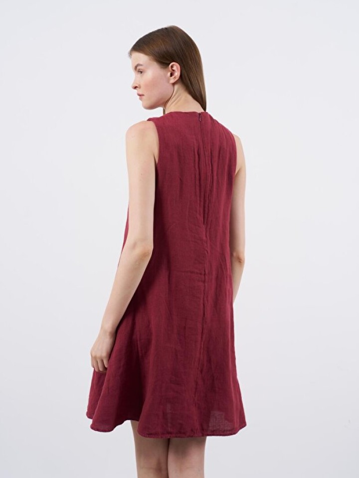 Telablanka Ham Keten Elbise