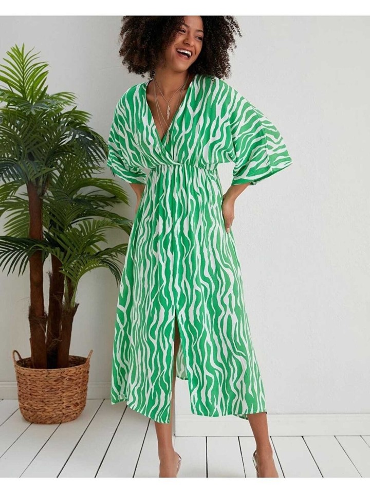 Telablanka Kruaze Yaka Elbise