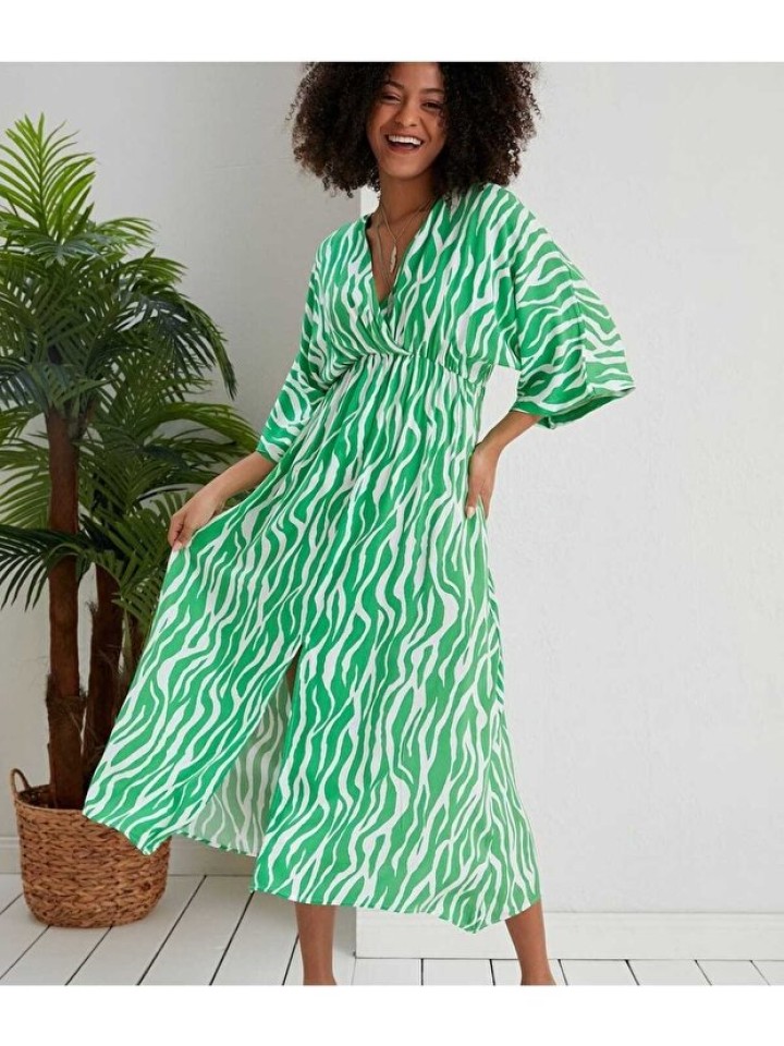 Telablanka Kruaze Yaka Elbise