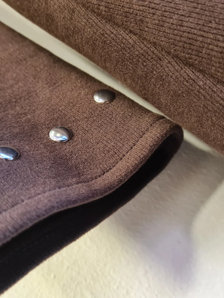 Zımba Detaylı Mini Elbise