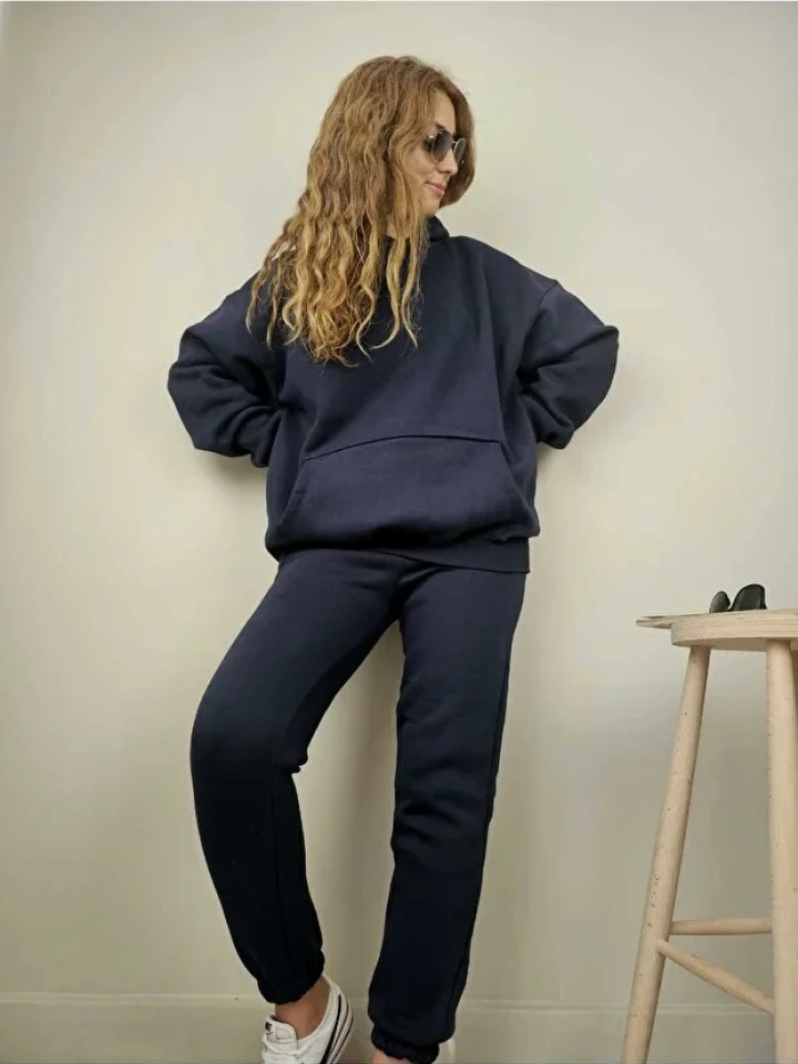 Telablanka 3 İplik Şardonlu Kadın Eşofman Takımı