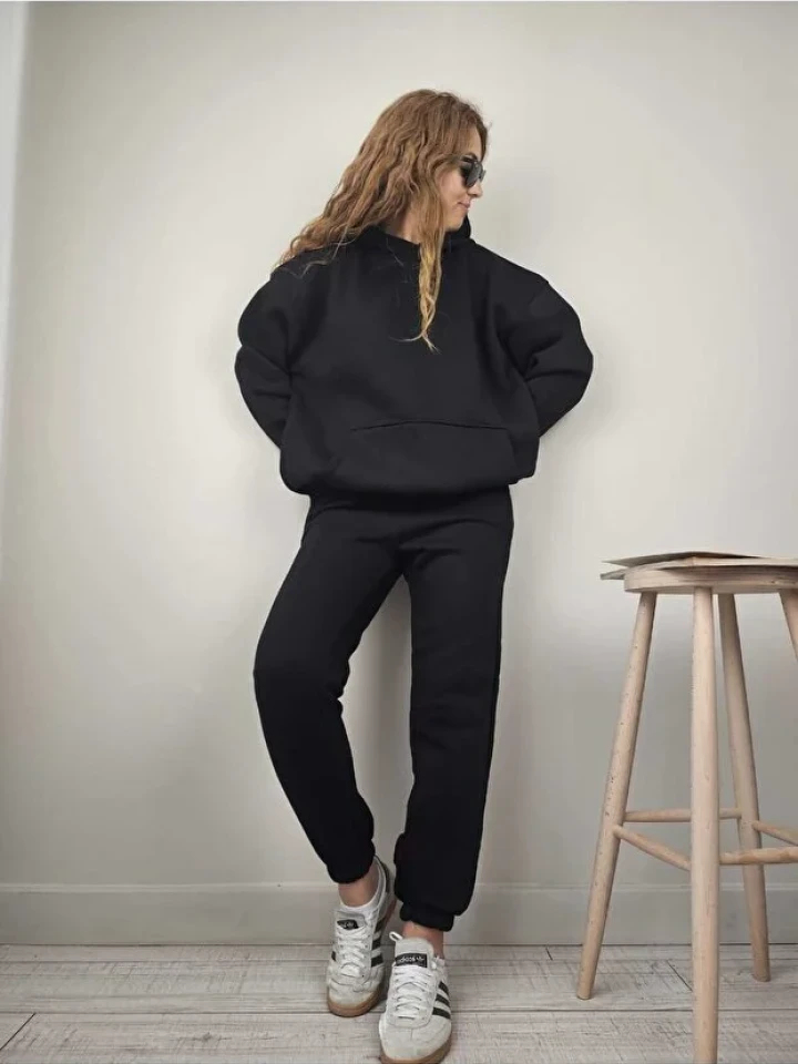 Telablanka 3 İplik Şardonlu Kadın Eşofman Takımı