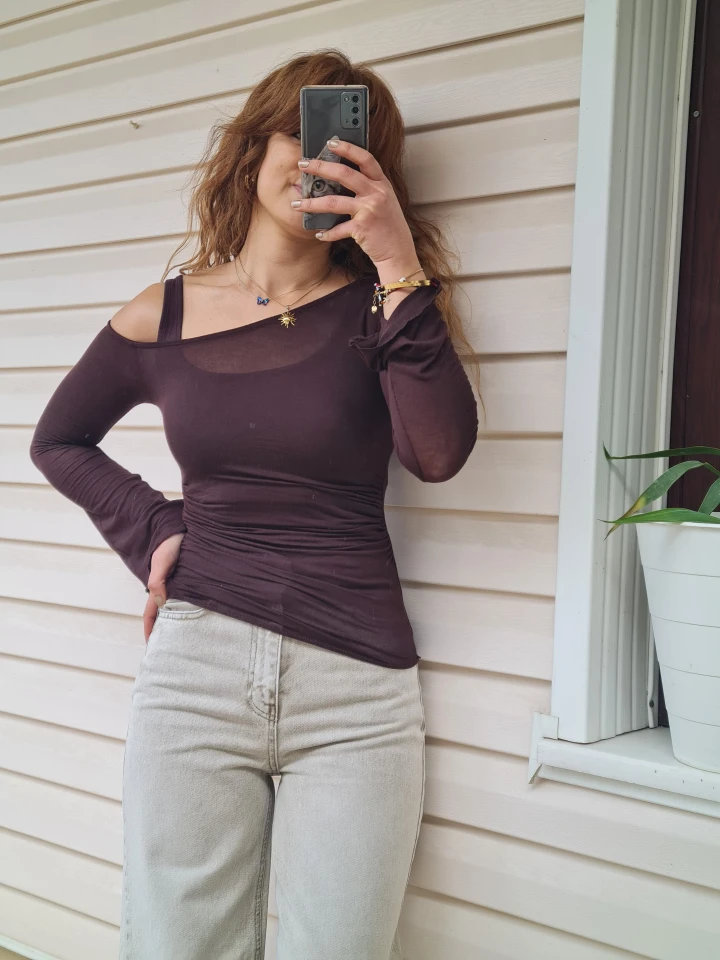 Fallon Asimetrik Bluz + Atlet İkili Takım”