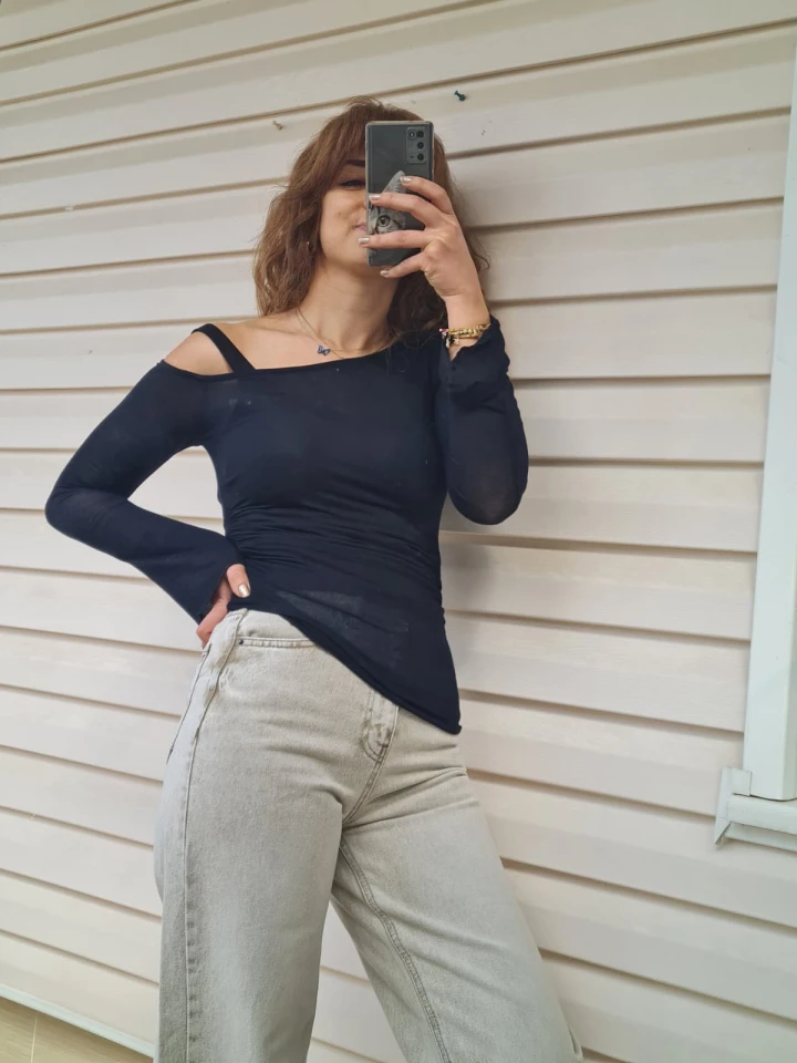 Fallon Asimetrik Bluz + Atlet İkili Takım”