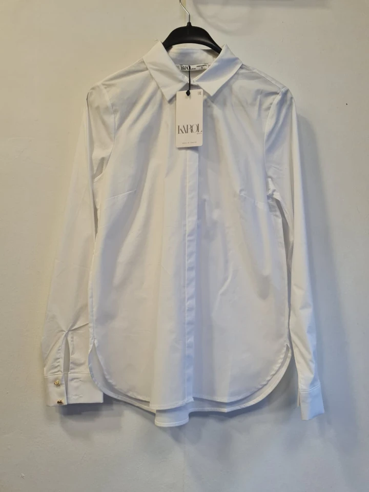 Gold Düğmeli Karol Gömlek