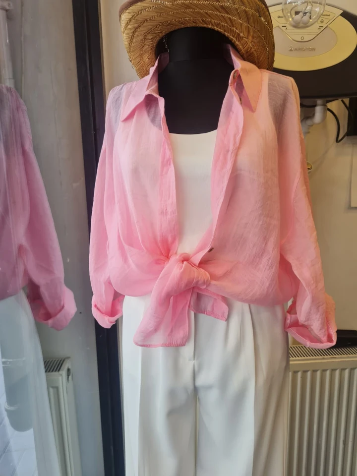 Telablanka İpeksi Gömlek