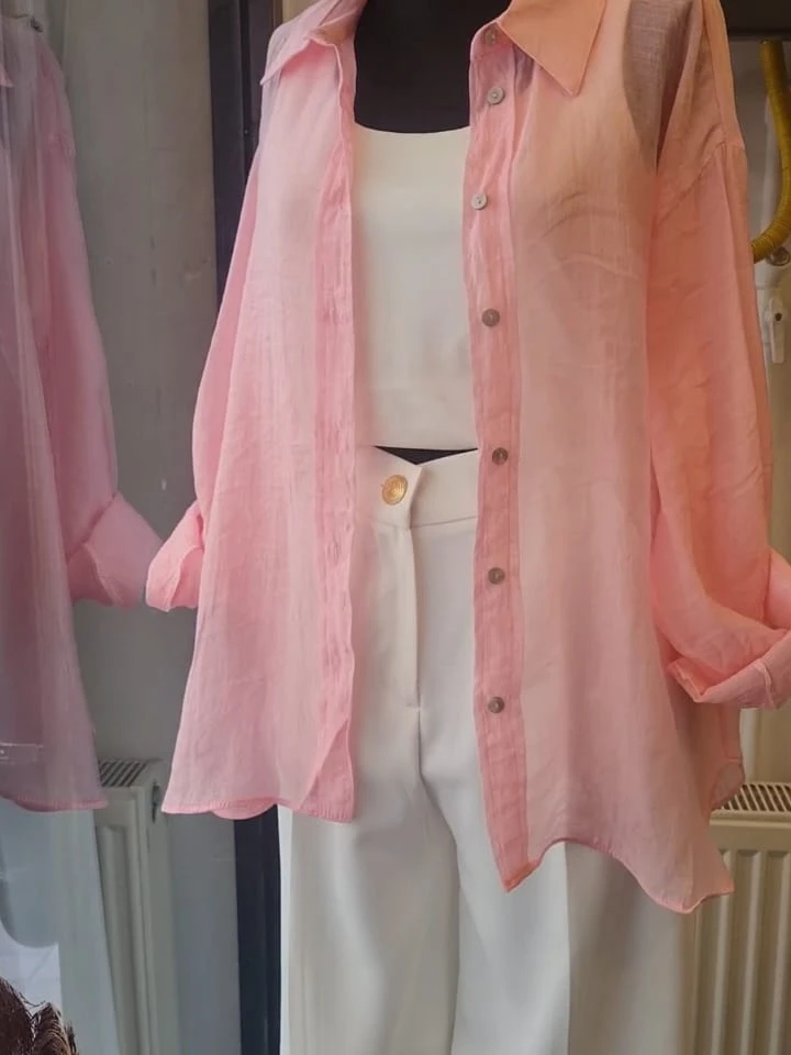 Telablanka İpeksi Gömlek