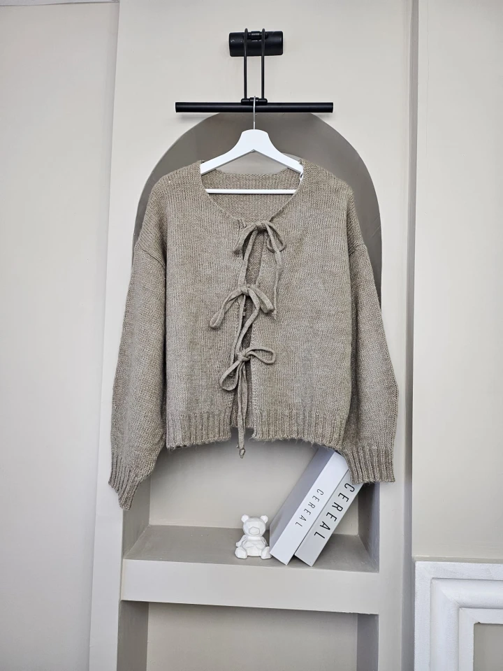 Önü Bağlamalı Laura Hırka