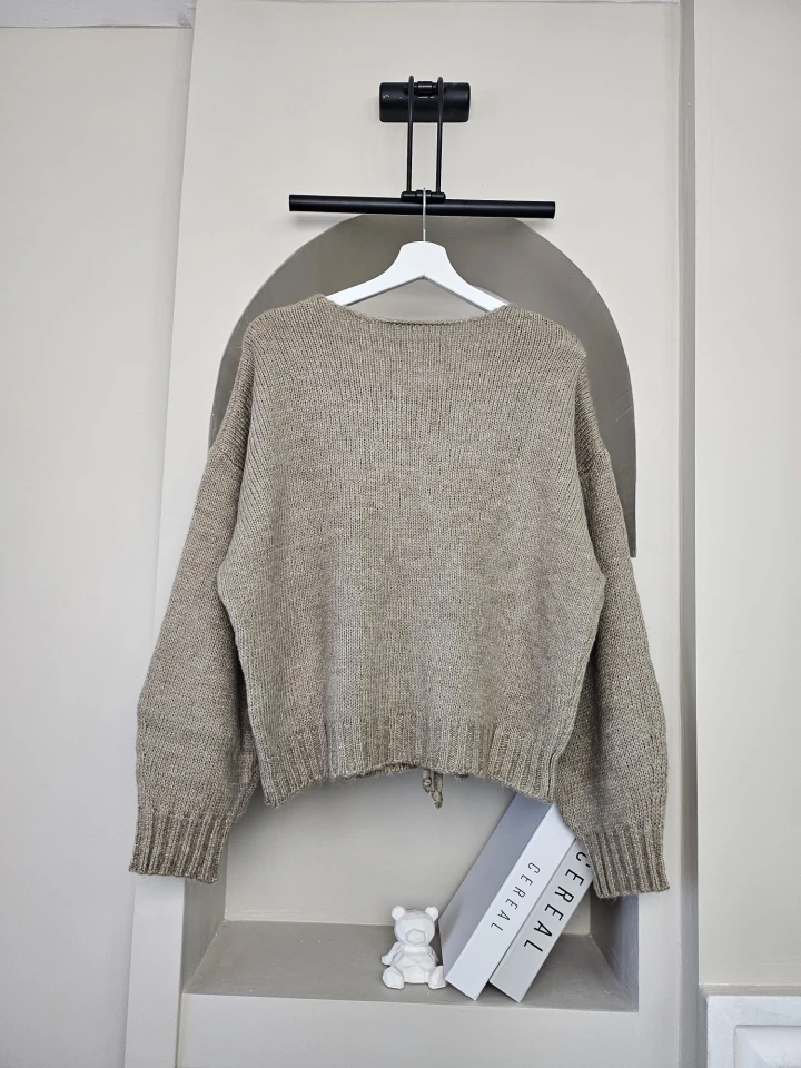 Önü Bağlamalı Laura Hırka