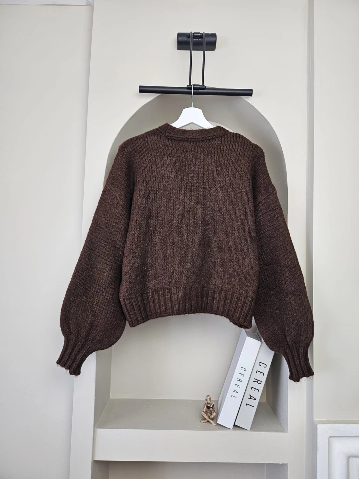 V Yaka Basic Aura Hırka