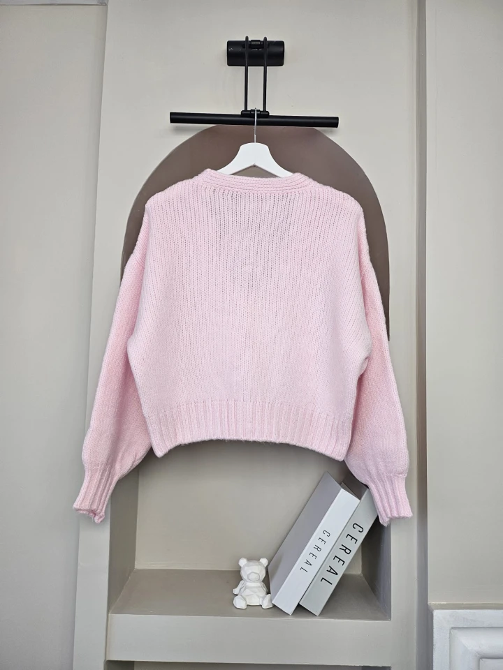 V Yaka Basic Aura Hırka