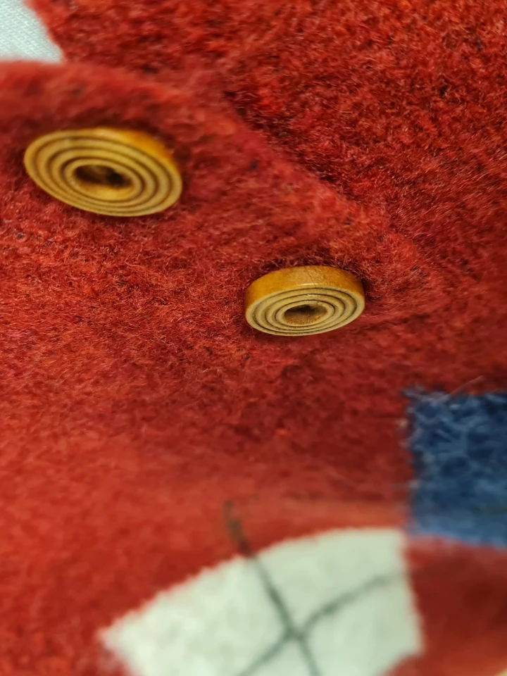 Polo Yaka Baklava Desen Kazak