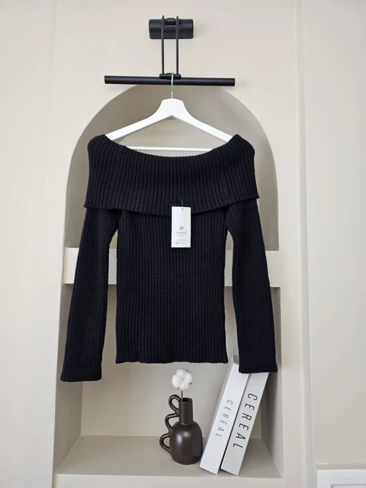 YUMUŞAK DOKULU KAYIK YAKA KAZAK