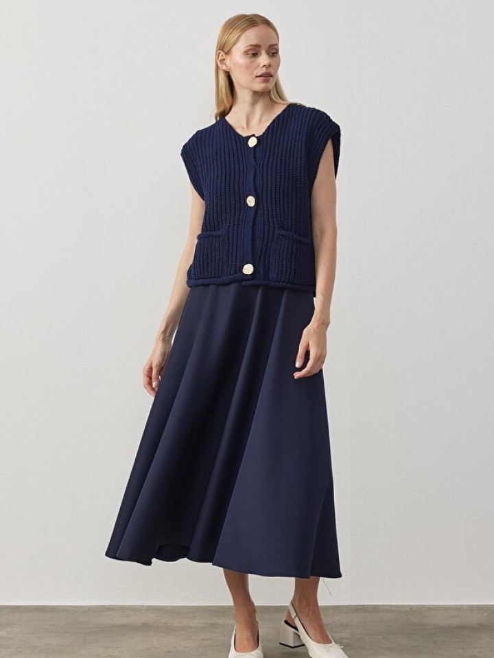 Telablanka Riley Dore Düğmeli Örme Süveter