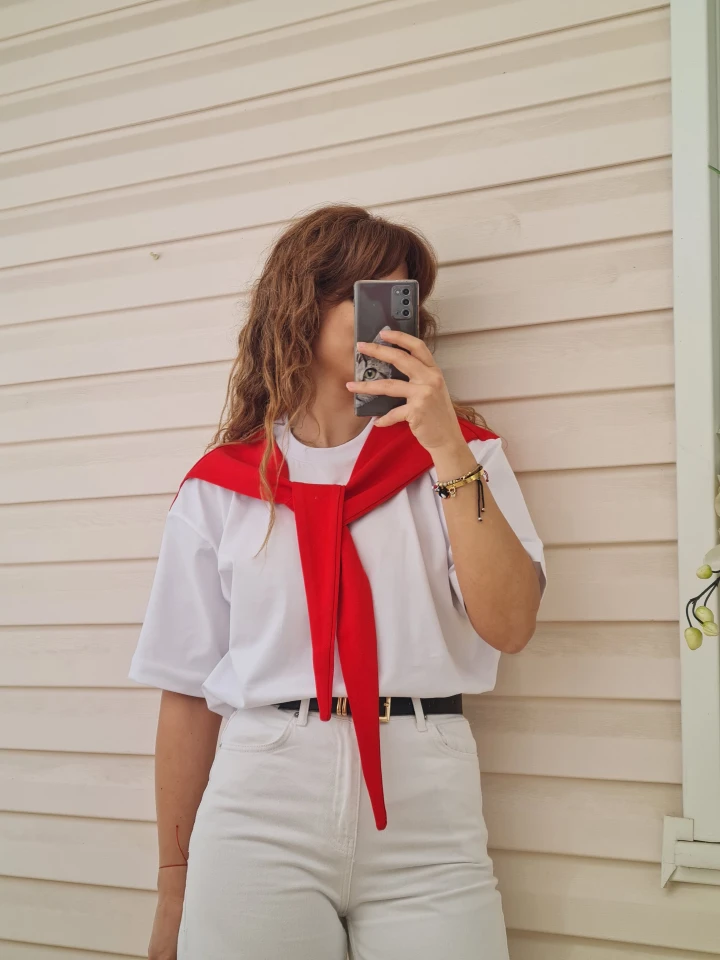 Kendinden Bağlamalı Tişört