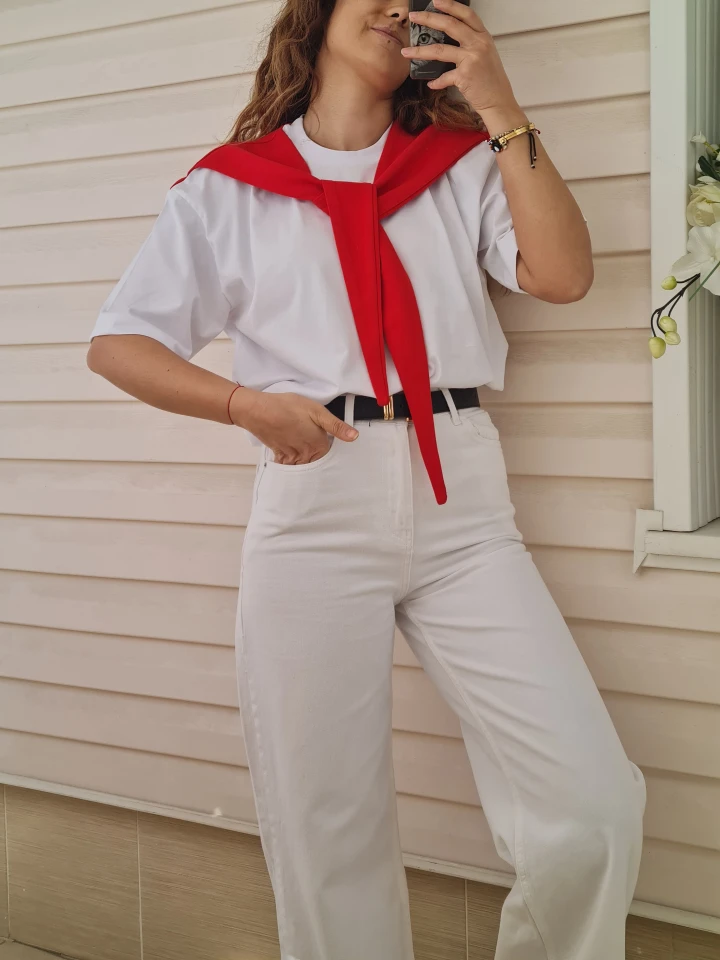 Kendinden Bağlamalı Tişört