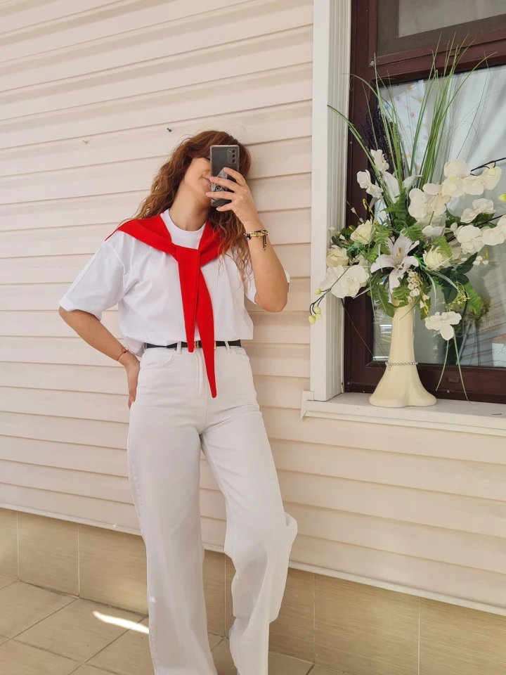 Kendinden Bağlamalı Tişört