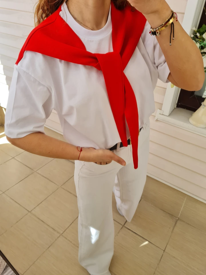 Kendinden Bağlamalı Tişört