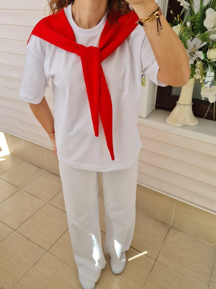 Kendinden Bağlamalı Tişört