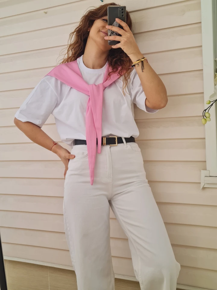 Kendinden Bağlamalı Tişört