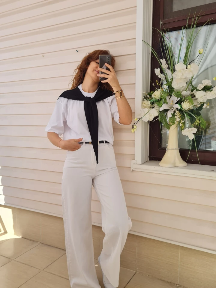 Kendinden Bağlamalı Tişört