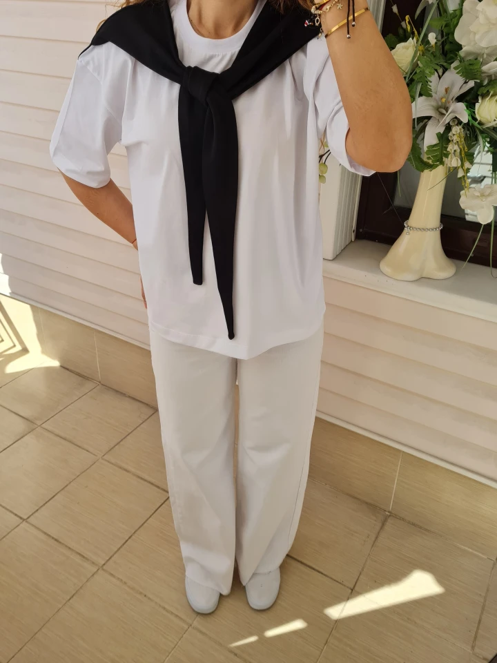 Kendinden Bağlamalı Tişört